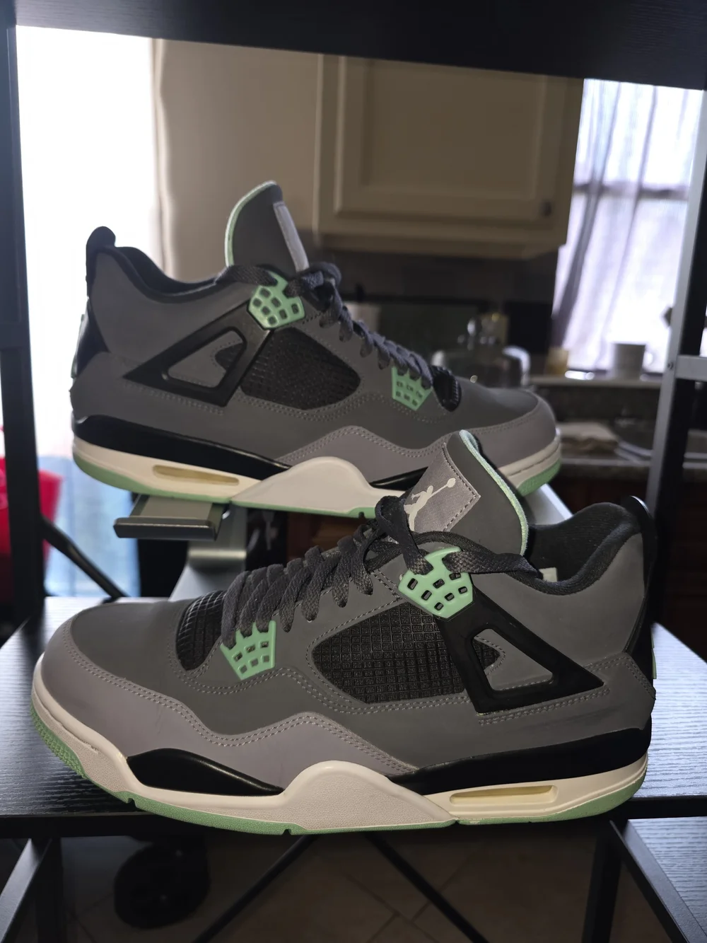 Air Jordan 4 Retro 'Green Glow'  Sz. 11.5